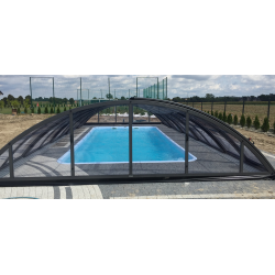 Zadaszenie basenowe Model KLASIK CLEAR C 10,73 m x 5,15 m x 1,55 m